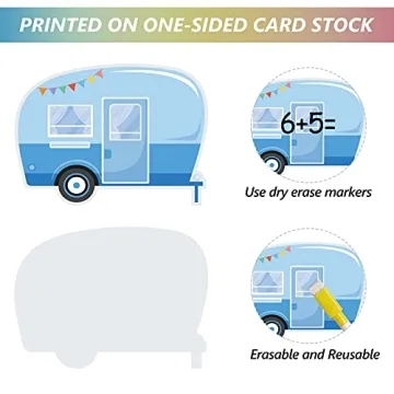 Vintage Camper Cutouts Perfect for Classroom Decor