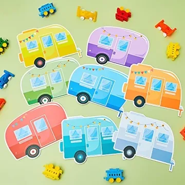 Vintage Camper Cutouts Perfect for Classroom Decor