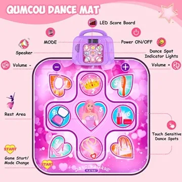 Upgrade 6 Modes Dance Mat - Fun for Kids 3-9