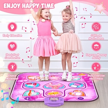 Upgrade 6 Modes Dance Mat - Fun for Kids 3-9