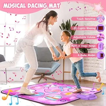 Upgrade 6 Modes Dance Mat - Fun for Kids 3-9