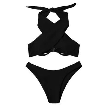Lilosy Sexy Cute Underwire Bikini Swimsuit for Women