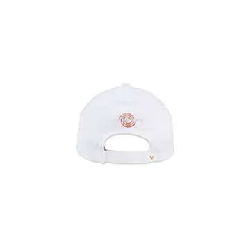 Callaway Golf Performance Pro Tour Cap Collection Headwear (OS, White/Orange)