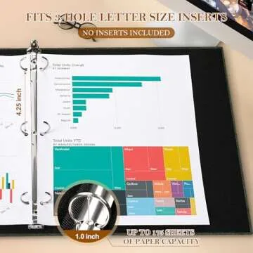 Lanpn Aesthetic 3 Ring Binder Set - Elegant Organization Solution