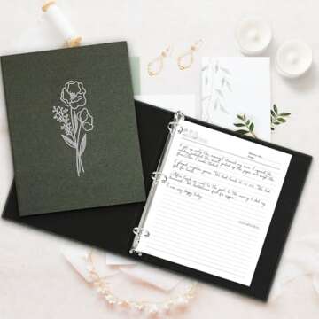 Lanpn Aesthetic 3 Ring Binder Set - Elegant Organization Solution