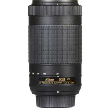 Nikon AF-P DX NIKKOR 70-300mm f/4.5-6.3G ED VR Lens for Nikon DSLR Cameras (Renewed)