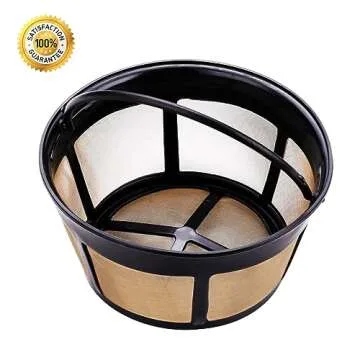 ÖSSZEFUT Reusable Coffee Filter, fits Mr. Coffee 10-12 Cup Coffee Maker Coffee Filters for Mr Coffee Filter Basket (1 PCS)