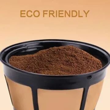ÖSSZEFUT Reusable Coffee Filter, fits Mr. Coffee 10-12 Cup Coffee Maker Coffee Filters for Mr Coffee Filter Basket (1 PCS)