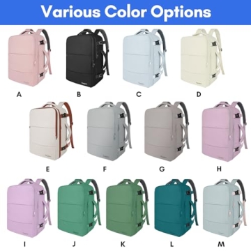 Taygeer 35L Travel Laptop Backpack with USB Port