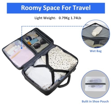 Taygeer 35L Travel Laptop Backpack with USB Port