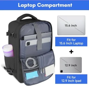 Taygeer 35L Travel Laptop Backpack with USB Port