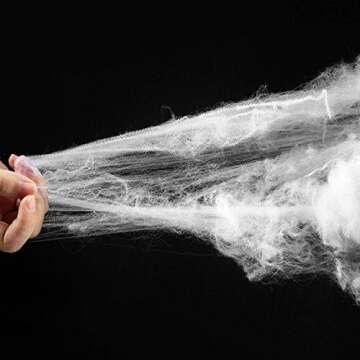 4 Packs Halloween Spider Web With 40 Pieces Plastic Spiders Super Stretchy Cobwebs For Halloween Party Decorations Supplies 2 Colors