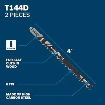 BOSCH T5002 Jigsaw Blades Set - Versatile Wood and Metal Cutting