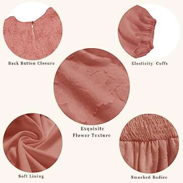 Elegant Floral Long Sleeve Maxi Dress for Women