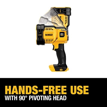DEWALT 20V MAX LED Work Light with 1500 Lumens Power