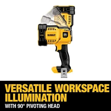 DEWALT 20V MAX LED Work Light with 1500 Lumens Power