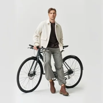 Jousen Waterproof Chelsea Boots for Men, Brown Size 10