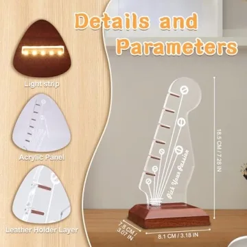 Light Up Headstock Guitar Pick Holder - Lampeez