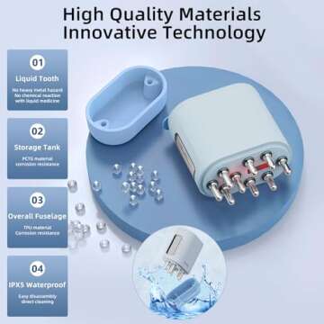 mriya 2 in 1 Electric Hair Oil Applicator and Scalp Massager Brush with Applicator Head for Hair Growth Treatment