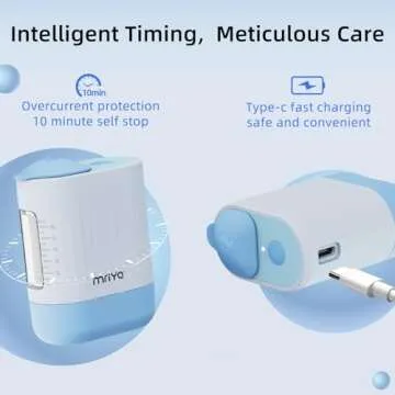 mriya 2 in 1 Electric Hair Oil Applicator and Scalp Massager Brush with Applicator Head for Hair Growth Treatment