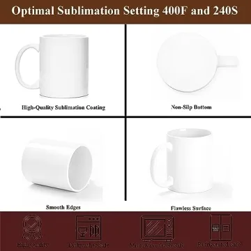 ABBSH Sublimation Mugs - Color Changing Ceramic Mugs 12PC Set