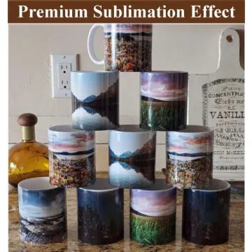 ABBSH Sublimation Mugs - Color Changing Ceramic Mugs 12PC Set