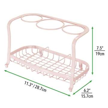 mDesign Hair Care Organizer - Stylish and Functional Storage