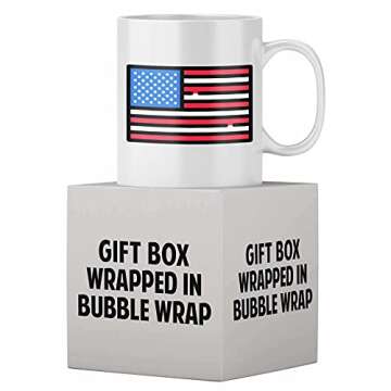 American Flag 11 Oz White Ceramic Coffee Mug Novelty Donald Trump Coffee Mugs | Funny Republican Party Political Trump Memorabilia Best Coffee Tea Cup Gift