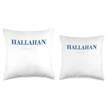 Hallahan Class of '74 tee Throw Pillow