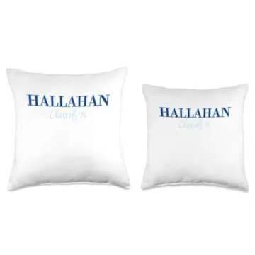 Hallahan Class of '74 tee Throw Pillow