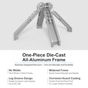 MTRVR Portable Folding Camping Chair for All Adventures