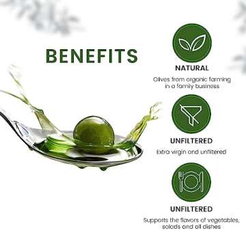 Ancient Foods Keros Greek Organic Extra Virgin Olive Oil – Fresh, Cold Pressed Olive Oil from Greece, High Phenolic Organic Olive Oil from 1000 Year Old Trees (17oz, 0.5L)