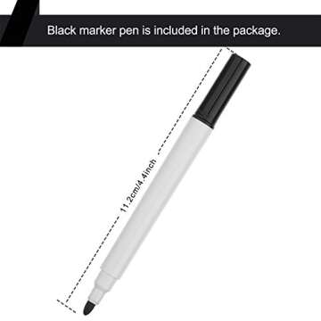 Blulu Colored Blank Closet Size Dividers Round Clothing Rack Dividers 24 Pieces with 1 Marker Pen