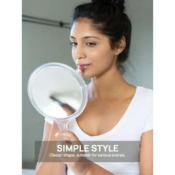 OMIRO Hand Mirror Set 1X/3X Magnification for Beauty