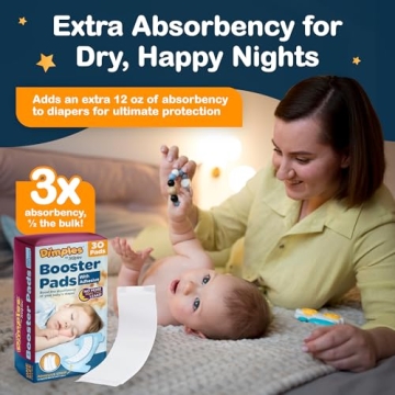 Dimples Booster Pads for Ultimate Diaper Absorbency