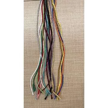 flipped (109 Yards/1.5mm/35 Colors Optional) 109 DIY Macrame Cord Craft Macramé Cotton Baker Twine Craft Making Knitting Cord Rope DIY Wedding Decor Supply Christmas Wrapping String Rope (Beige)