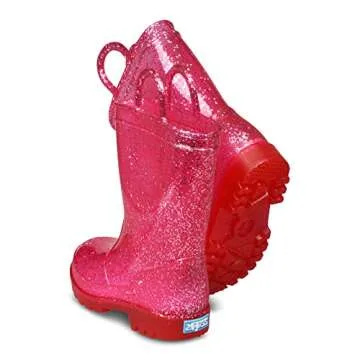 Stylish ZOOGS Girls Glitter Rainboots for Kids