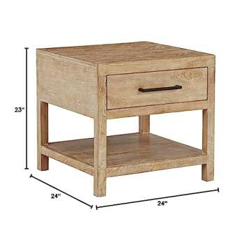 Signature Design by Ashley Belenburg Modern Square End Table, Brown