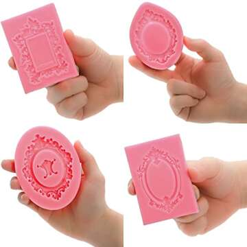 Elsjoy Silicone Fondant Molds - Vintage Cake Decor