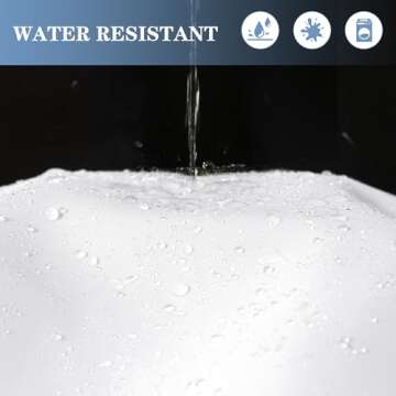 Nasitos Extra Long Shower Curtain Liners for Stylish Bathrooms