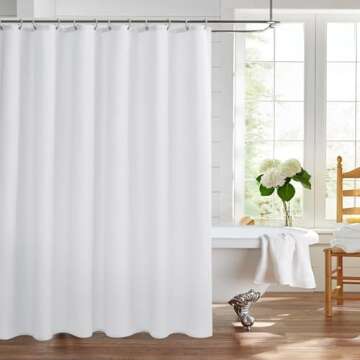 Nasitos Extra Long Shower Curtain Liners for Stylish Bathrooms