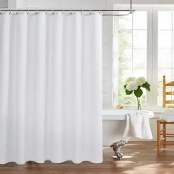 Nasitos Extra Long Shower Curtain Liners for Stylish Bathrooms