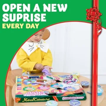 JOYIN 24 Days Advent Calendar with DIY Slime Surprises