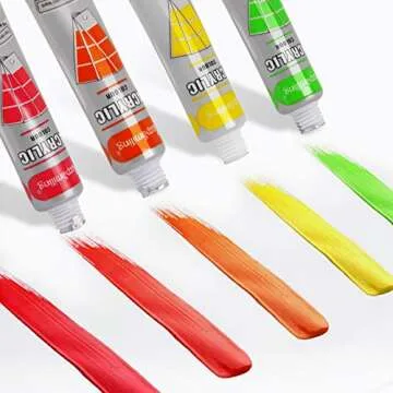 Amagoing Acrylic Paint Set - 33-Piece Complete Art Kit