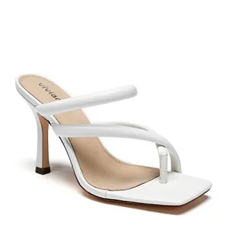 Stylish Vivianly Women's Thong Heels Sandals for Summer