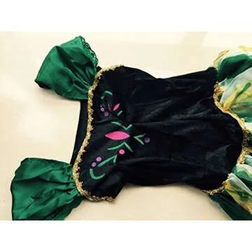 Big-On-Sale Princess Adult Women Anna Coronation Dress Costume Cosplay (XXL size for US 18-20)