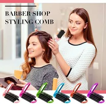 Chunful 30 Pcs Folding Hair Brush Set with Mirror Travel Hair Brush Portable Mini Brush for Women Men Pocket Small Bulk Hair Brushes for Purse Size Hair Styling Tools for Toiletry Bag