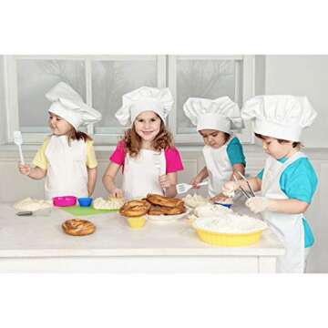 COOK WITH COLOR Silicone Cooking Utensils, Kitchen Utensil Set, Easy to Clean Silicone Kitchen Utensils, Cooking Utensils for Nonstick Cookware, Kitchen Gadgets Set, Mini, Marble White