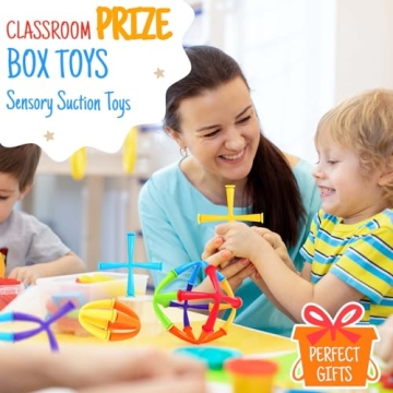 Suction Cup Bath Fidget Toys for Kids Age 3-5, 24Pcs Set