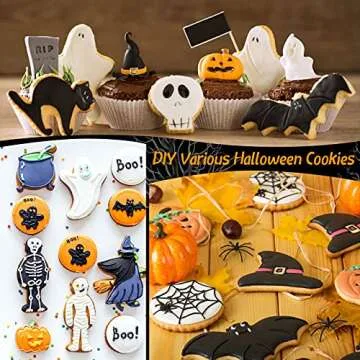Halloween Plunger Cookie Cutters - Fun Baking Set